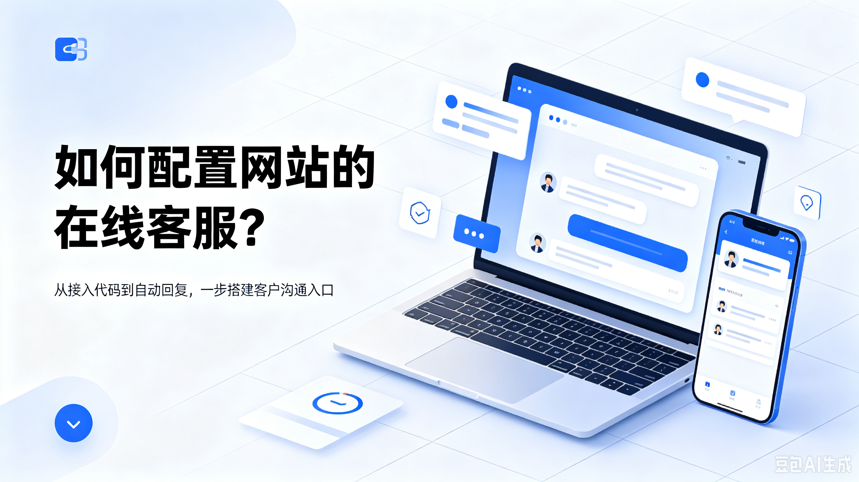 如何配置网站的在线客服？